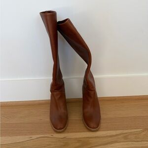 Banana Republic Cognac Knee-High Boots